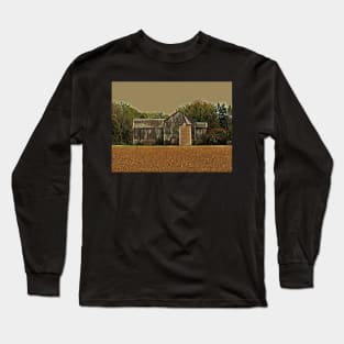 Golden Field Beautiful Barn No.1 Long Sleeve T-Shirt
